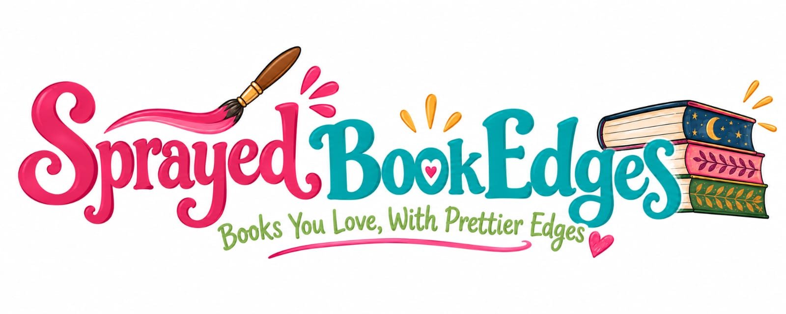 Sprayed Book Edges &mdash; books you love, with prettier edges